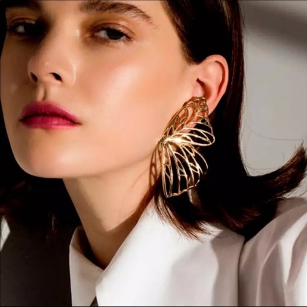 New beautiful butterfly womens earrings - Picture 4 of 10